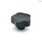 Elesa Lobe knobs, VCT.25 AE-V0 B-10-32 VCT.AE-V0 (inch sizes) - alternate 1